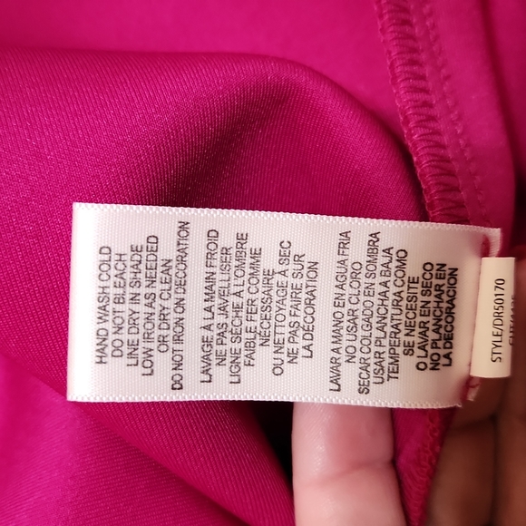 Sleeveless Raspberry Dress - Picture 8 of 8